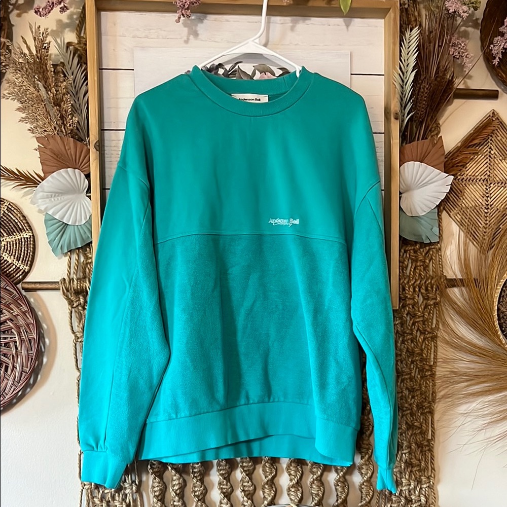 SoldddAndersson Bell unisex inside out panel sweatshirt size large rare ! - Picture 1 of 5
